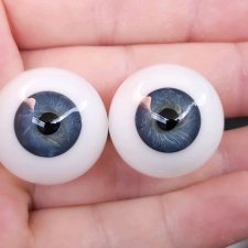 24"-1847, 1848 глаза стекло для коллекц. кукол