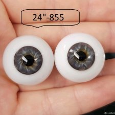 24"-  глаза стекло для коллекц . кукол.