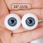24"-  глаза стекло для коллекц . кукол.