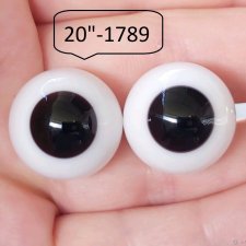 20"-  глаза стекло для коллекц . кукол.