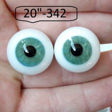 20"-  глаза стекло для коллекц . кукол.