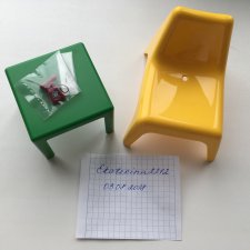 Стол и стул 1:6 Икеа IKEA