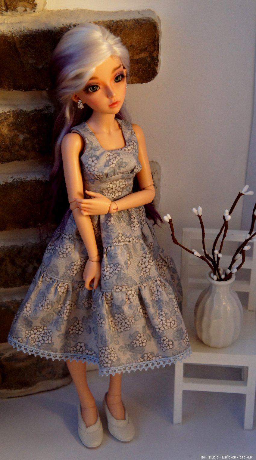 Новенький сарафанчик — Одежда и обувь для кукол BJD (БЖД): 1/3 (фото 4)