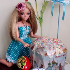 Как мы куличи к Пасхе пекли