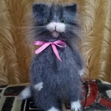 Связала ещё такого котика