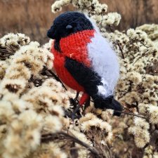 Новая работа снегирь... Люблю этих птичек