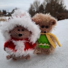 Ещё порция повязушек. Мышонок, ёжик