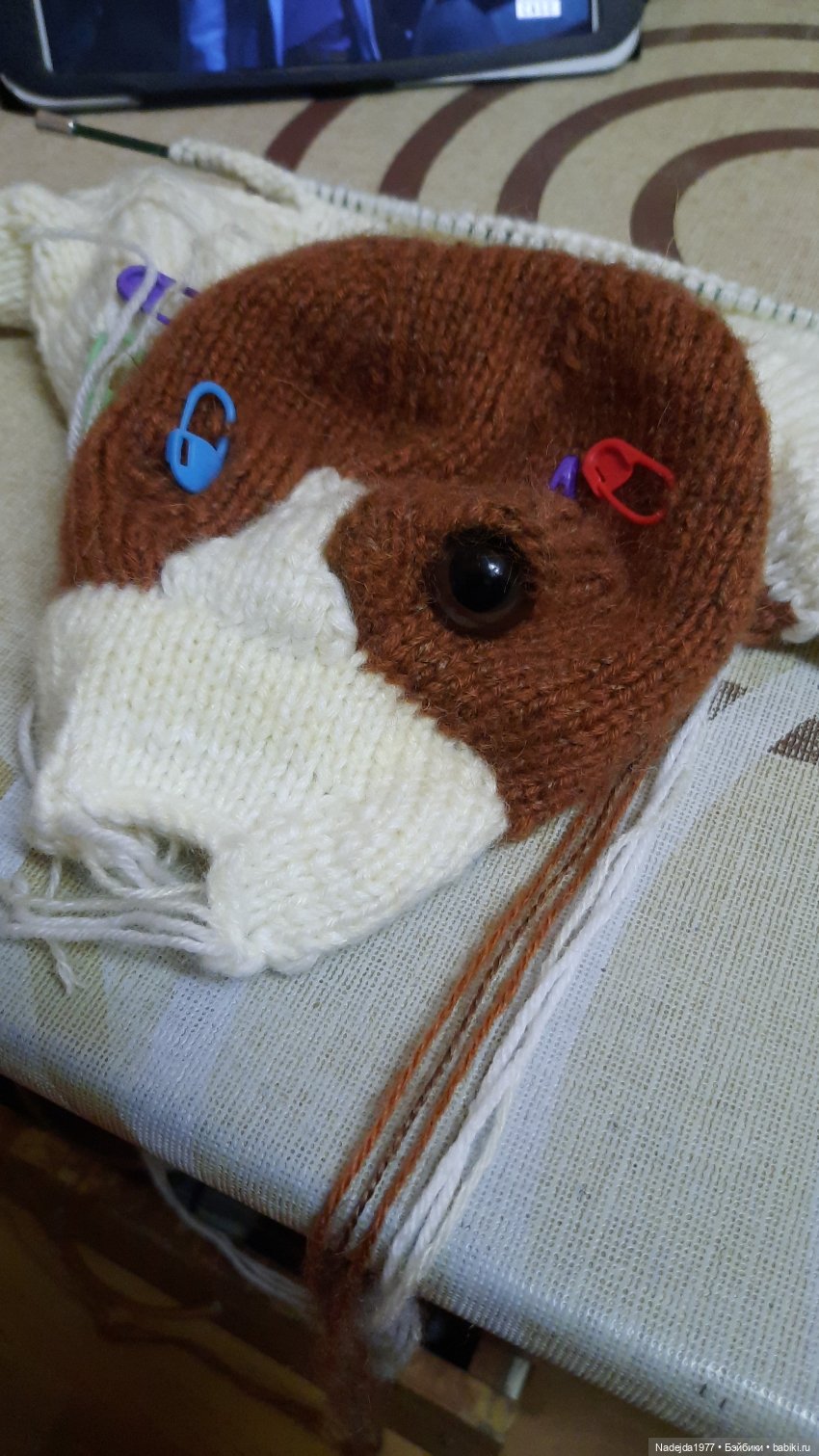 Новая работа щенок Бигля по выкройке любимой Клэр Гарланд (фото 9)