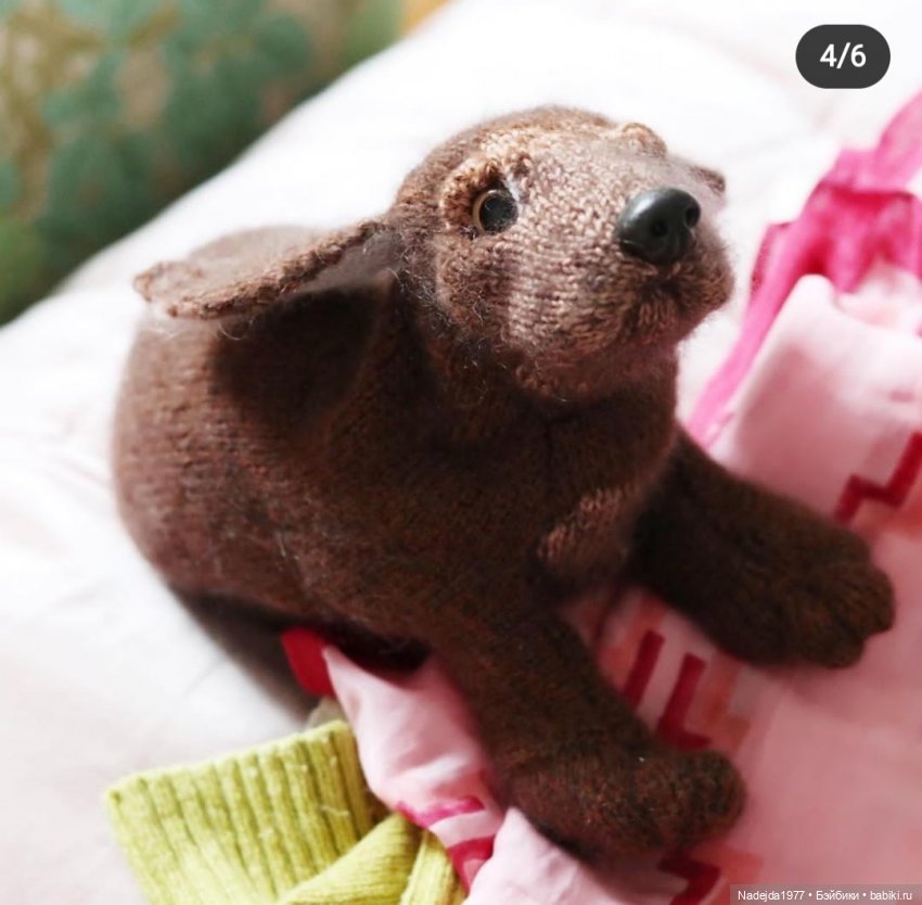 Новая работа щенок Бигля по выкройке любимой Клэр Гарланд (фото 7)