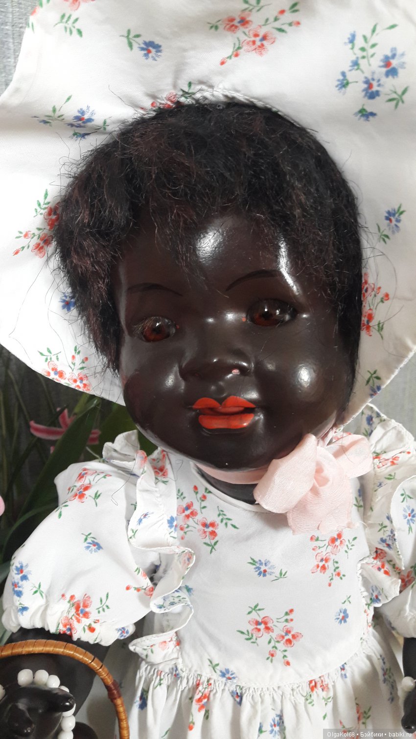 "Цветные" детки — Редкие антикварные куклы и реплики: воск (фото 4)