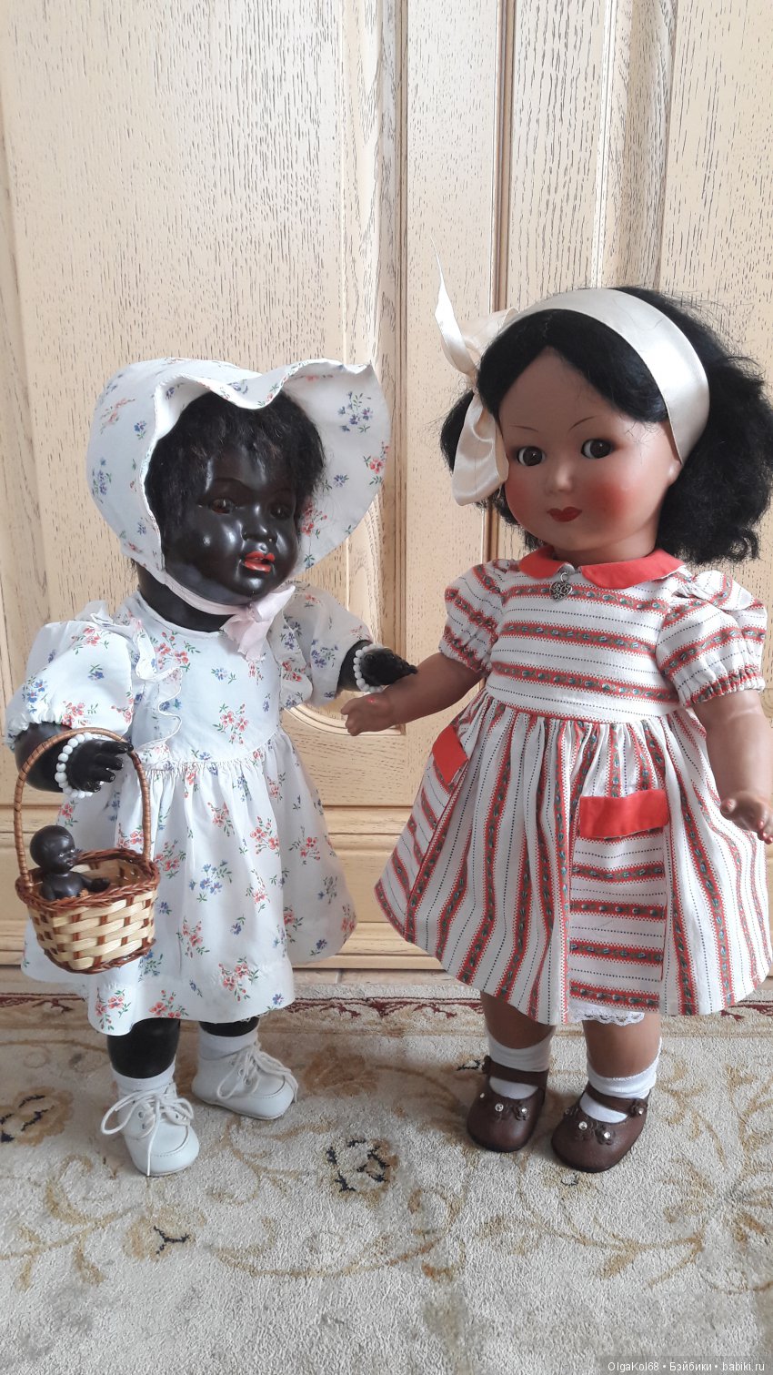 "Цветные" детки — Редкие антикварные куклы и реплики: воск (фото 10)