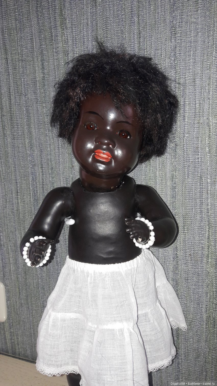 "Цветные" детки — Редкие антикварные куклы и реплики: воск (фото 7)