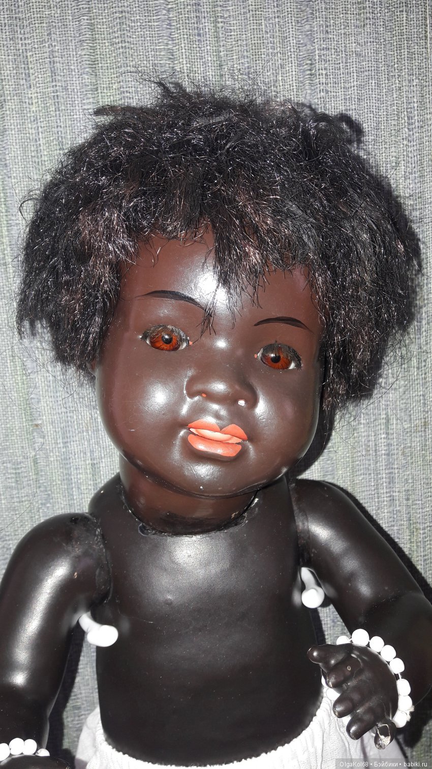 "Цветные" детки — Редкие антикварные куклы и реплики: воск (фото 6)