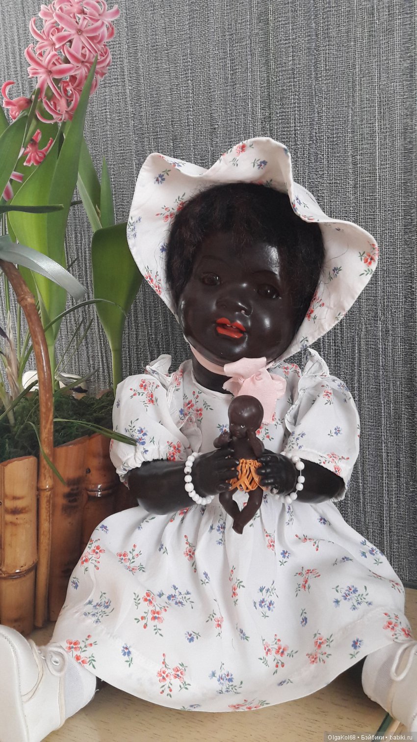 "Цветные" детки — Редкие антикварные куклы и реплики: воск