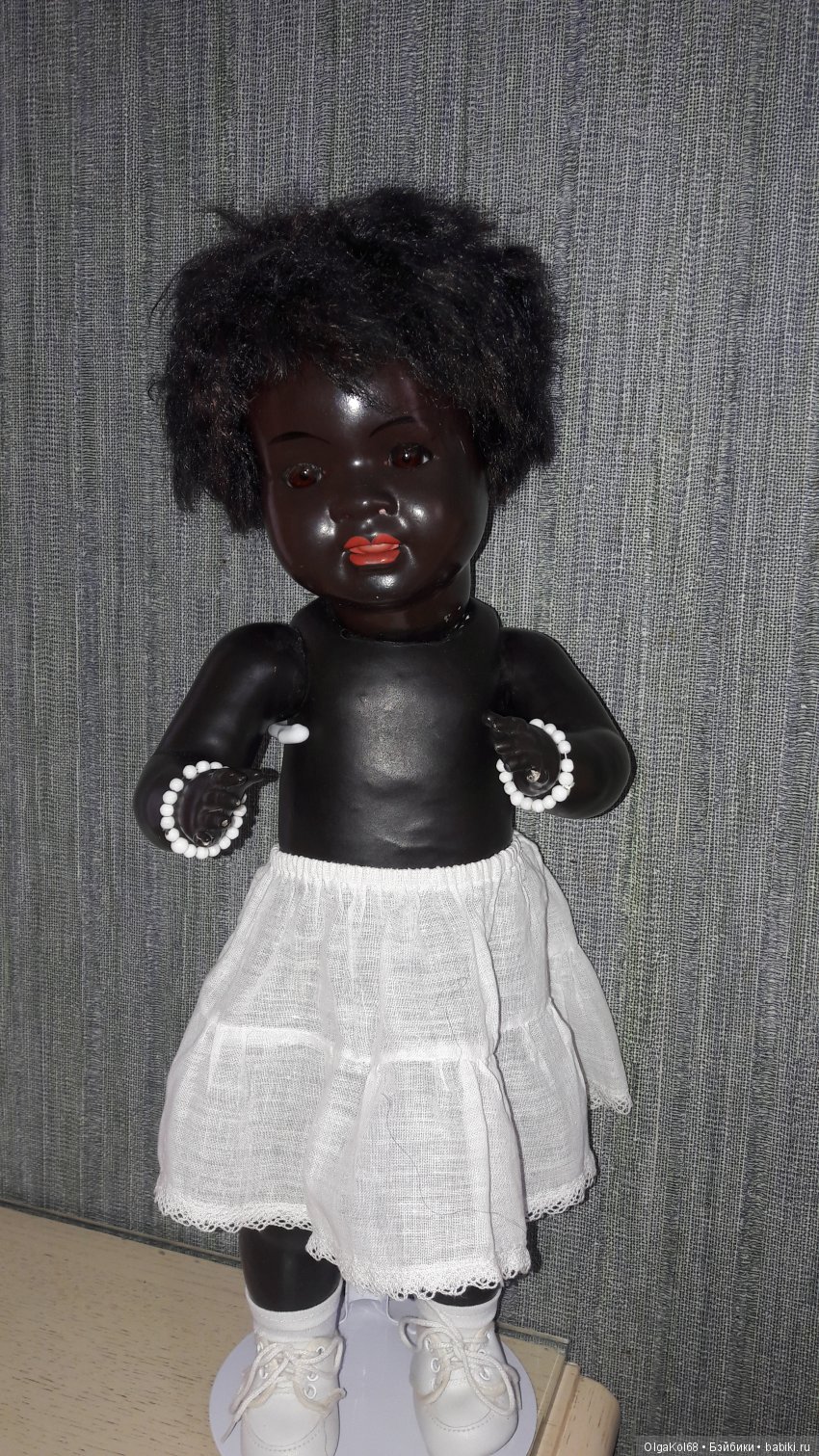 "Цветные" детки — Редкие антикварные куклы и реплики: воск (фото 8)