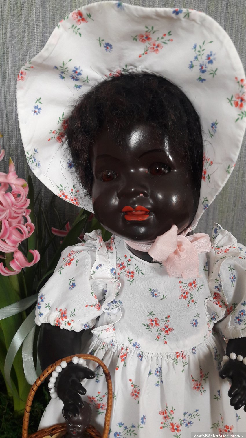 "Цветные" детки — Редкие антикварные куклы и реплики: воск (фото 3)