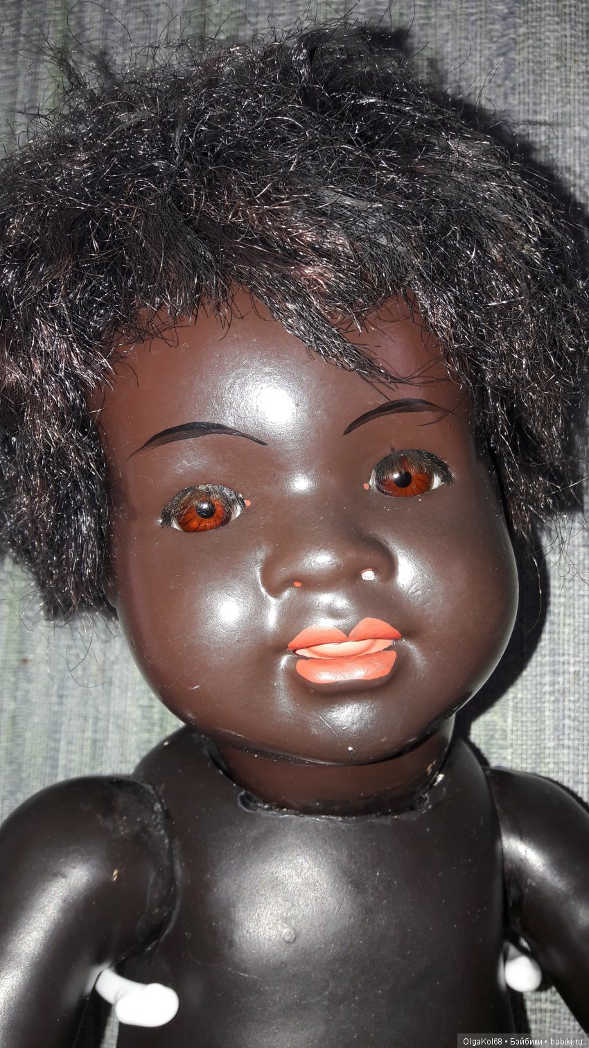 "Цветные" детки — Редкие антикварные куклы и реплики: воск (фото 9)