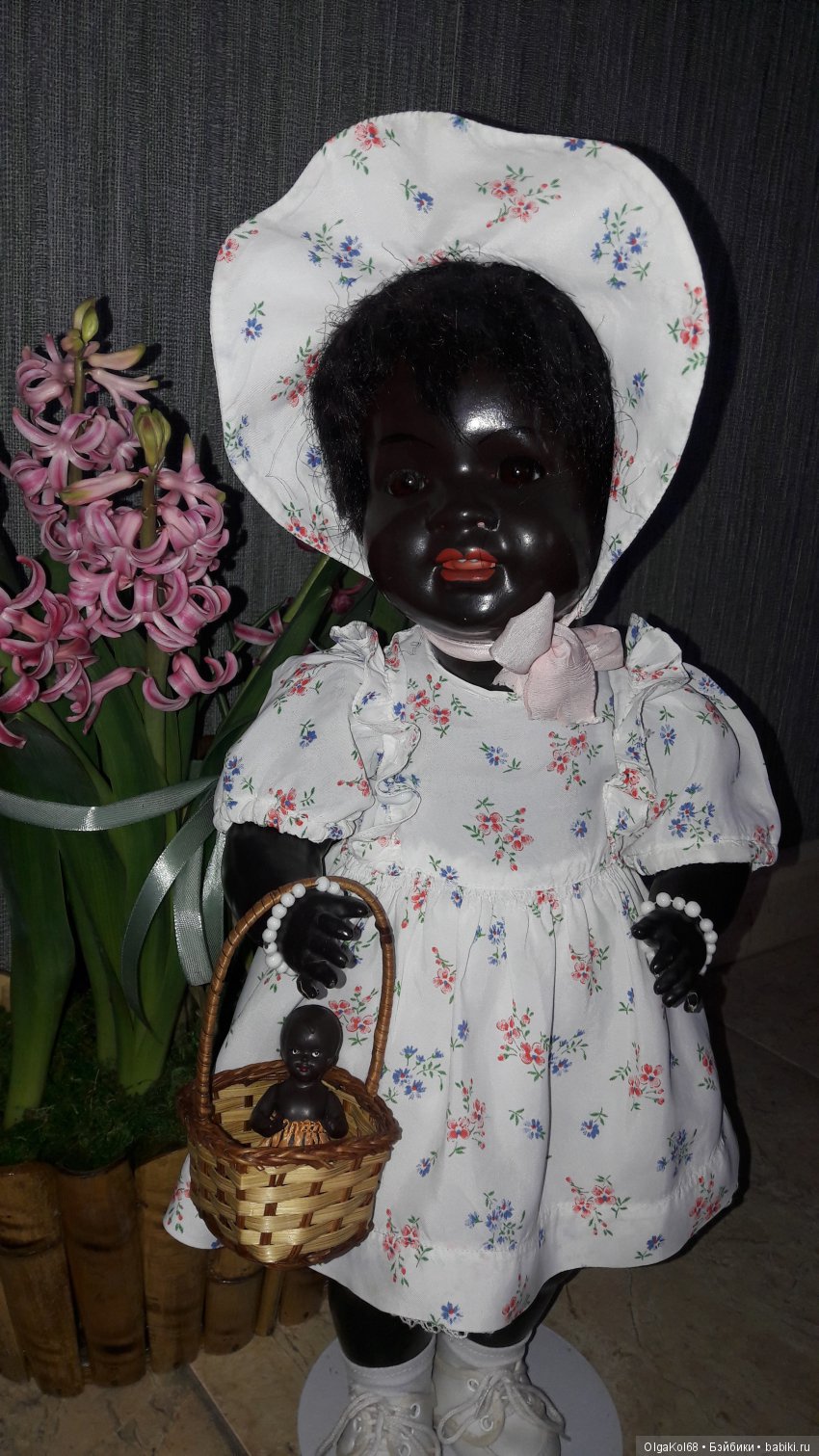 "Цветные" детки — Редкие антикварные куклы и реплики: воск (фото 2)