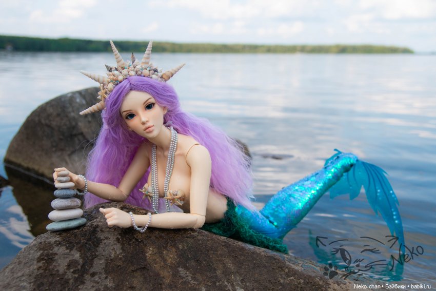 Как я делала образ русалки