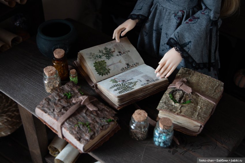 Травник для ведьмы — Одежда и обувь для кукол BJD (БЖД): 1/3 (фото 7)