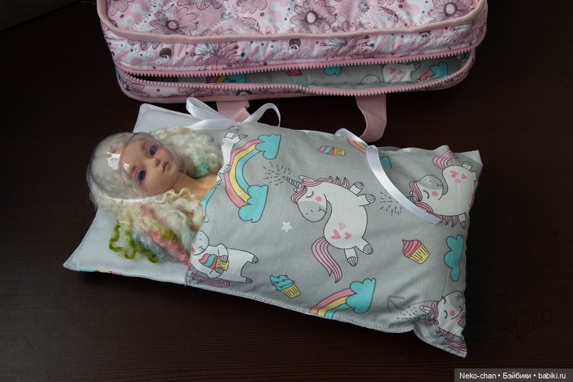 Мягкая переноска для tiny и небольших кукол | Бэйбики Мягкая переноска для tiny и небольших кукол