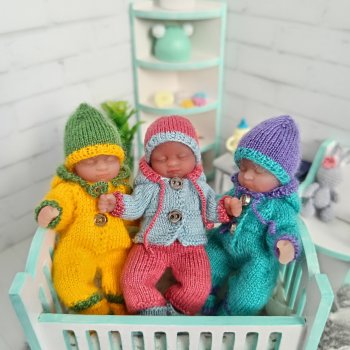 Как я одела малышей My mini baby Zuru