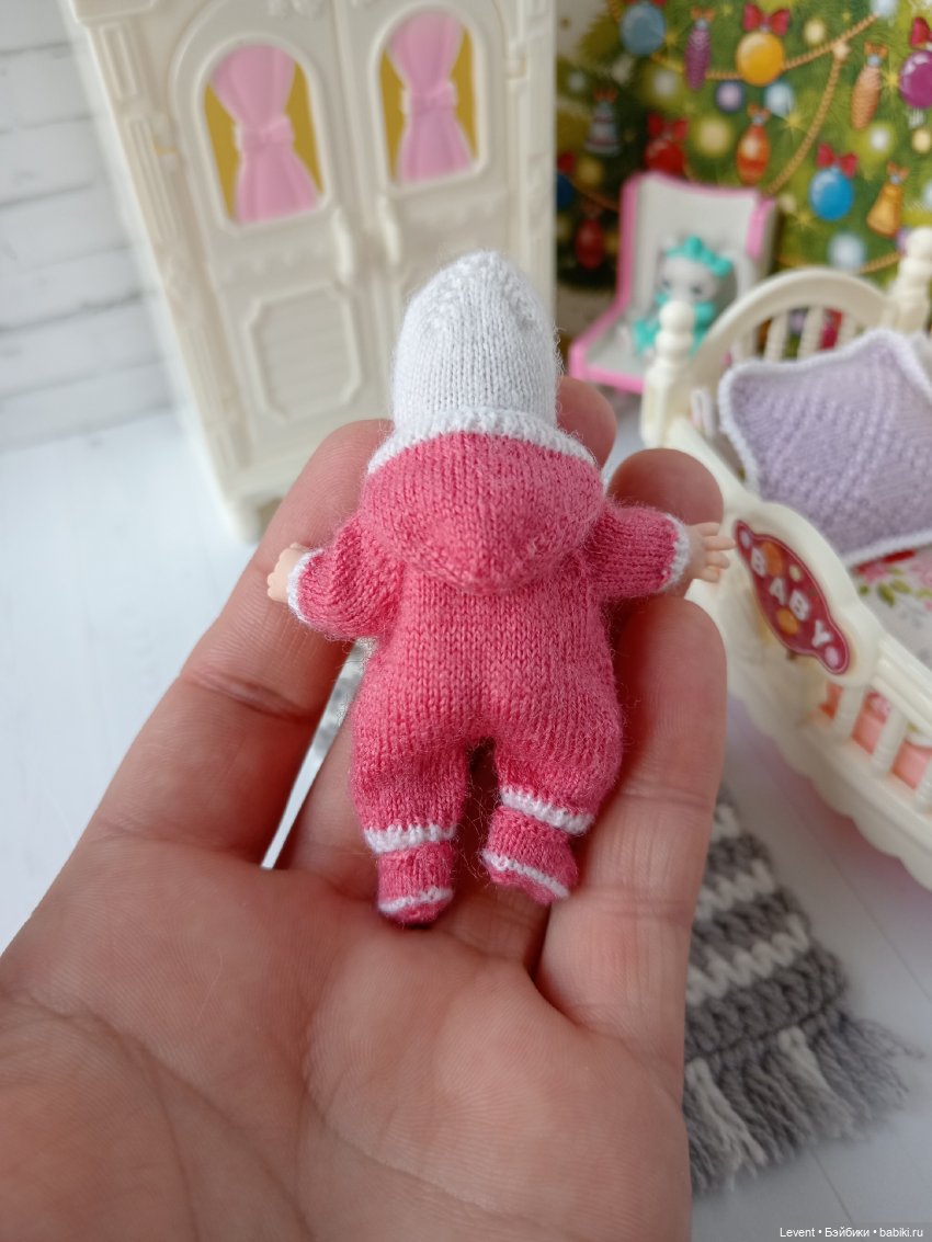 МК комбинезончика с капюшоном для пупсика Зуру. + пинетки (фото 3)