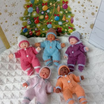 МК комбинезончика с капюшоном для пупсика Зуру. + пинетки.