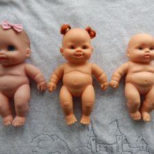 Мерки пупсиков трёх разных производителей