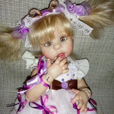 Шарнирная кукла "Неженка" 21 см Людмилы Вервейко