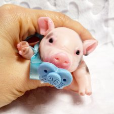 Силиконовый поросенок Пятнистик