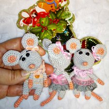 Мышки - малышки 9 см