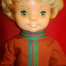 Кукла ГДР - 60х . рост 40см .