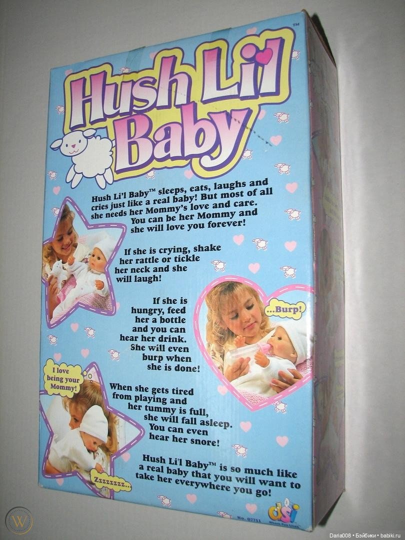 Hush Lil Baby от DSI Toys - Копия 1 версии Baby Annabell (фото 4)