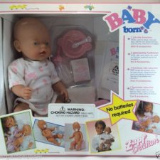 Все модификации куклы Baby Born с 1991 по 2010 год. Обзор, особенности, подробные фото