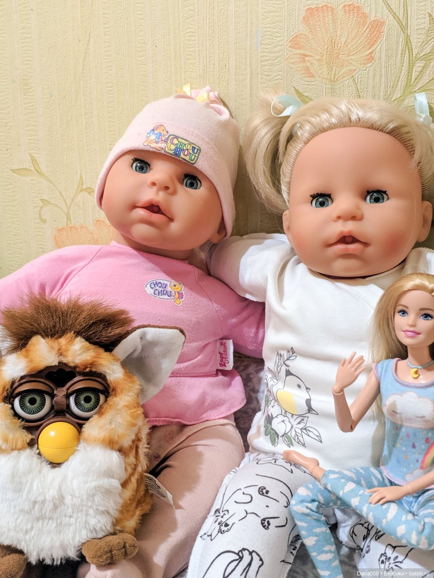 Вся моя коллекция кукол. Zapf, Barbie, а так же Furby. Придумала имена каждому. И другие новости о куклах (фото 9)
