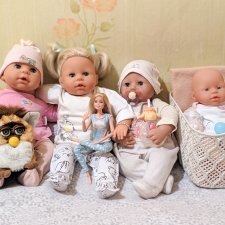 Вся моя коллекция кукол. Zapf, Barbie, а так же Furby. Придумала имена каждому. И другие новости о куклах.