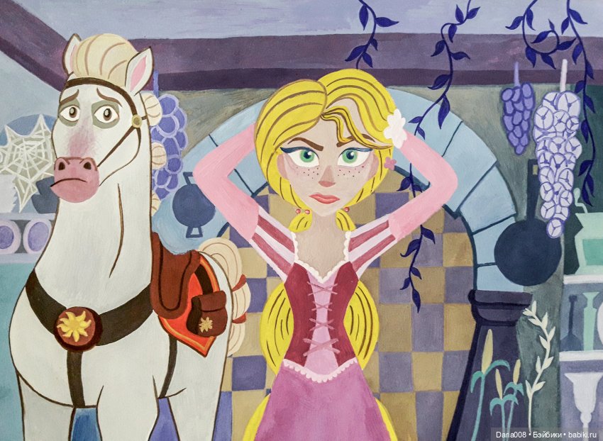 Мои рисунки и фанарты. Часть 1 - Традиционные материалы (фото 3)