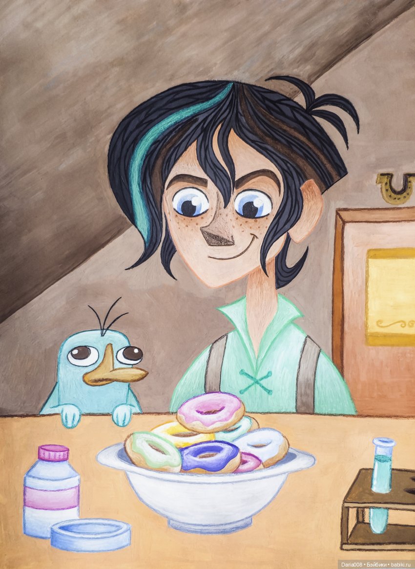 Мои рисунки и фанарты. Часть 1 - Традиционные материалы