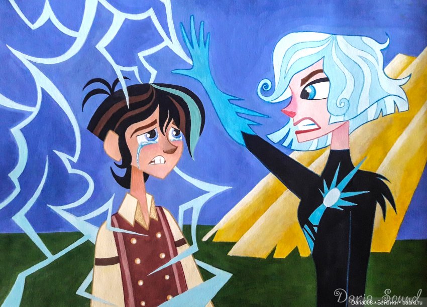 Мои рисунки и фанарты. Часть 1 - Традиционные материалы