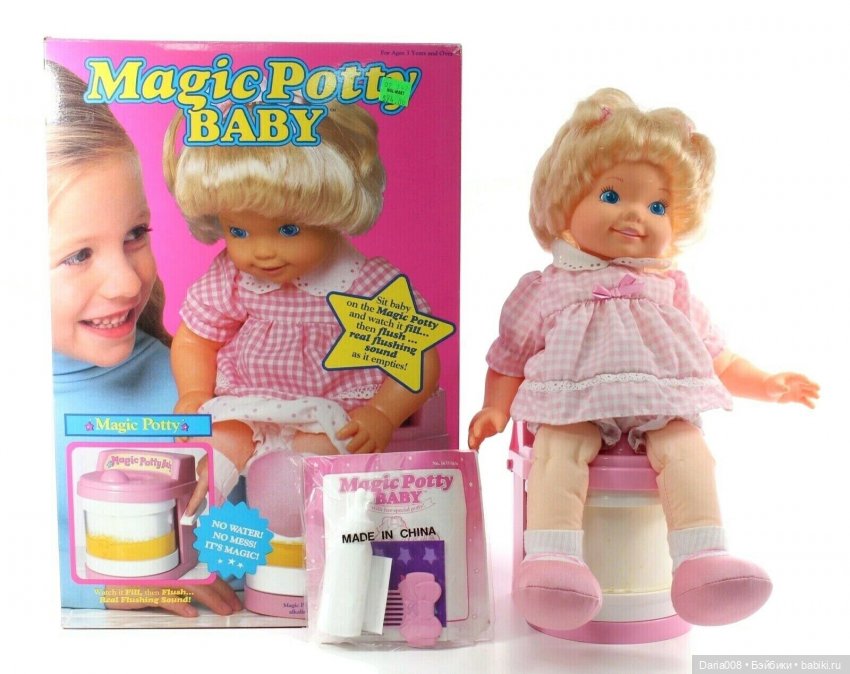 Magic Potty Baby от TYCO - краткий обзор и описание куклы (фото 7)