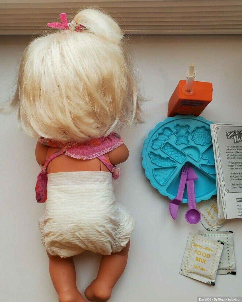 Эволюция куклы Baby Alive от Kenner - с 1973 по 1995 г
