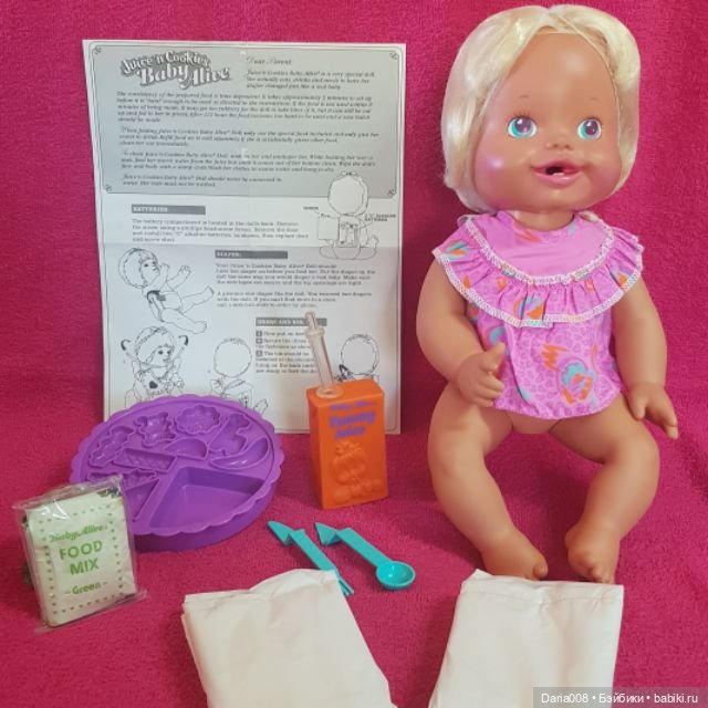 Эволюция куклы Baby Alive от Kenner - с 1973 по 1995 г
