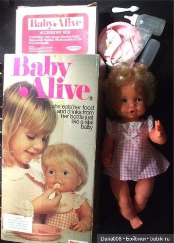 Эволюция куклы Baby Alive от Kenner - с 1973 по 1995 г