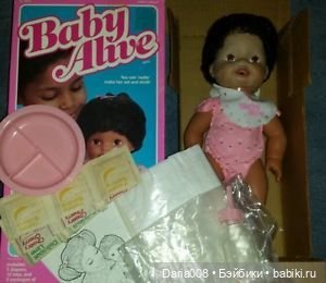 Эволюция куклы Baby Alive от Kenner - с 1973 по 1995 г