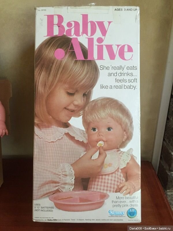 Эволюция куклы Baby Alive от Kenner - с 1973 по 1995 г