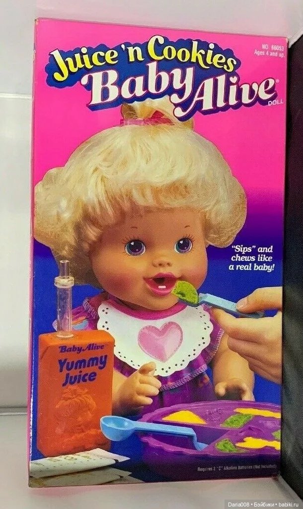 Эволюция куклы Baby Alive от Kenner - с 1973 по 1995 г