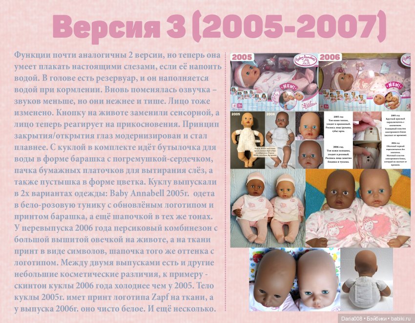 Я возвращаюсь с особенным подарком. Карточки по каждой Baby Annabell с 1 по 10 версию | Бэйбики Я возвращаюсь с особенным подарком. Карточки по каждой Baby Annabell с 1 по 10 версию (фото 3)