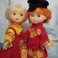 Сувенирные куклы СССР, фабрика 8 марта