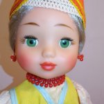 Кукла СССР в костюме Тамбовской губернии, фабрика им 8 марта